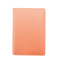 Load image into Gallery viewer, Leather Passport Wallet (peach)