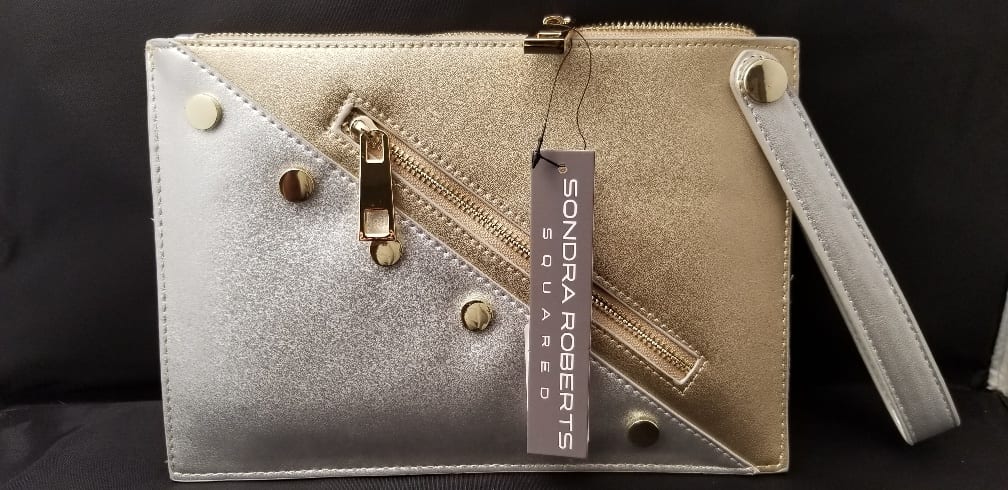 Sondra roberts shop gold clutch