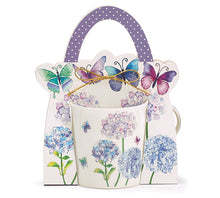 Load image into Gallery viewer, Hydrangea Mug with Paper Gift Caddy