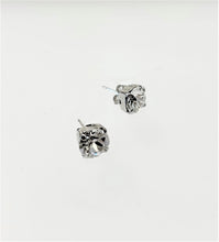 Load image into Gallery viewer, B-JWLD Collection Crystal Stud Earrings (silver finish setting)