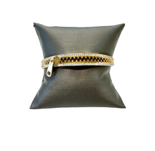 Load image into Gallery viewer, Zipper Bangle (Gold Finish)