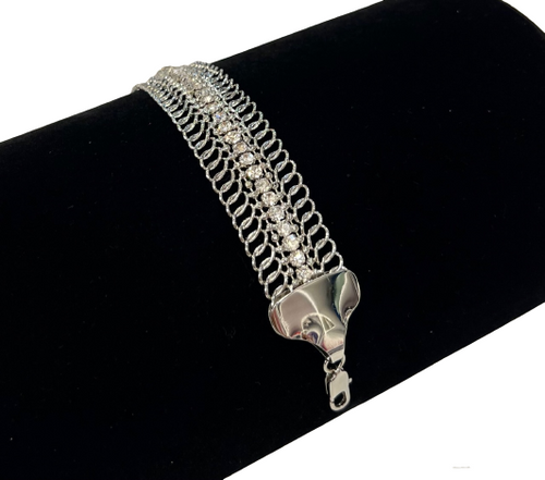 Loop Linked Bracelet (Silver)