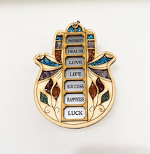 Load image into Gallery viewer, Hamsa Blessings (see size & style variations below)