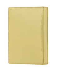 Load image into Gallery viewer, Leather Passport Wallet (sunlight yellow)