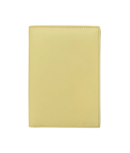 Leather Passport Wallet (sunlight yellow)