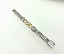Load image into Gallery viewer, Large Chain/Herringbone Link Bracelet (magnetic clasp)