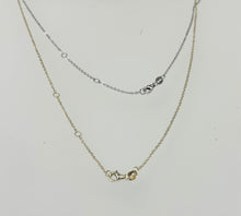 Load image into Gallery viewer, Paper Clip Pendant Necklace (gold or silver finish)