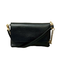 Load image into Gallery viewer, German Fuentes Mini Leather Baguette (black)