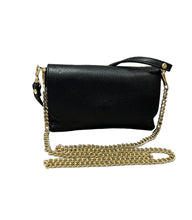 Load image into Gallery viewer, German Fuentes Mini Leather Baguette (black)