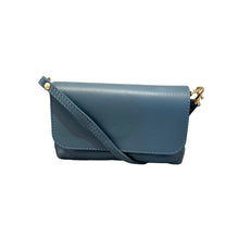 Load image into Gallery viewer, German Fuentes Mini Leather Baguette (blue)