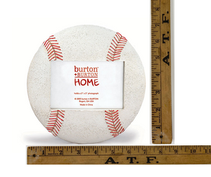 Baseball Shaped Picture Frame