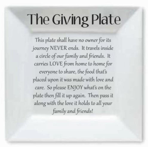Giving Plate