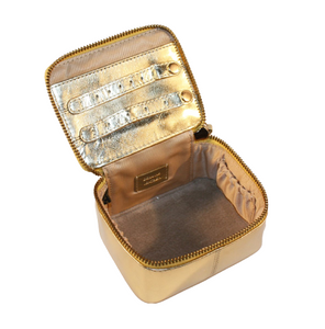 ILI Metallic Gold Jewelry Case