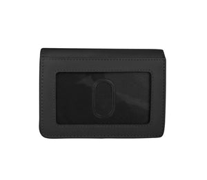 Genuine leather ID/Key case with RFID blocking - Black