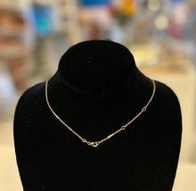 Load image into Gallery viewer, Mini Cross Station Necklace - Gold Finish