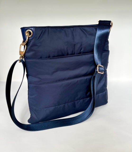 SR2 Nylon Crossbody Messenger Bag (Navy) – Lucy's Gift