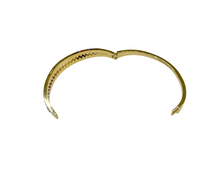 Load image into Gallery viewer, Zipper Bangle (Gold Finish)