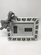 Load image into Gallery viewer, Prissy Plates Frame with Gray Ribbon