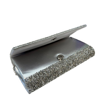 Load image into Gallery viewer, Infinity Glitter Clutch (Silver, Black, or Gold)