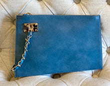 Load image into Gallery viewer, Sondra Roberts Clutch/Wristlet - Blue