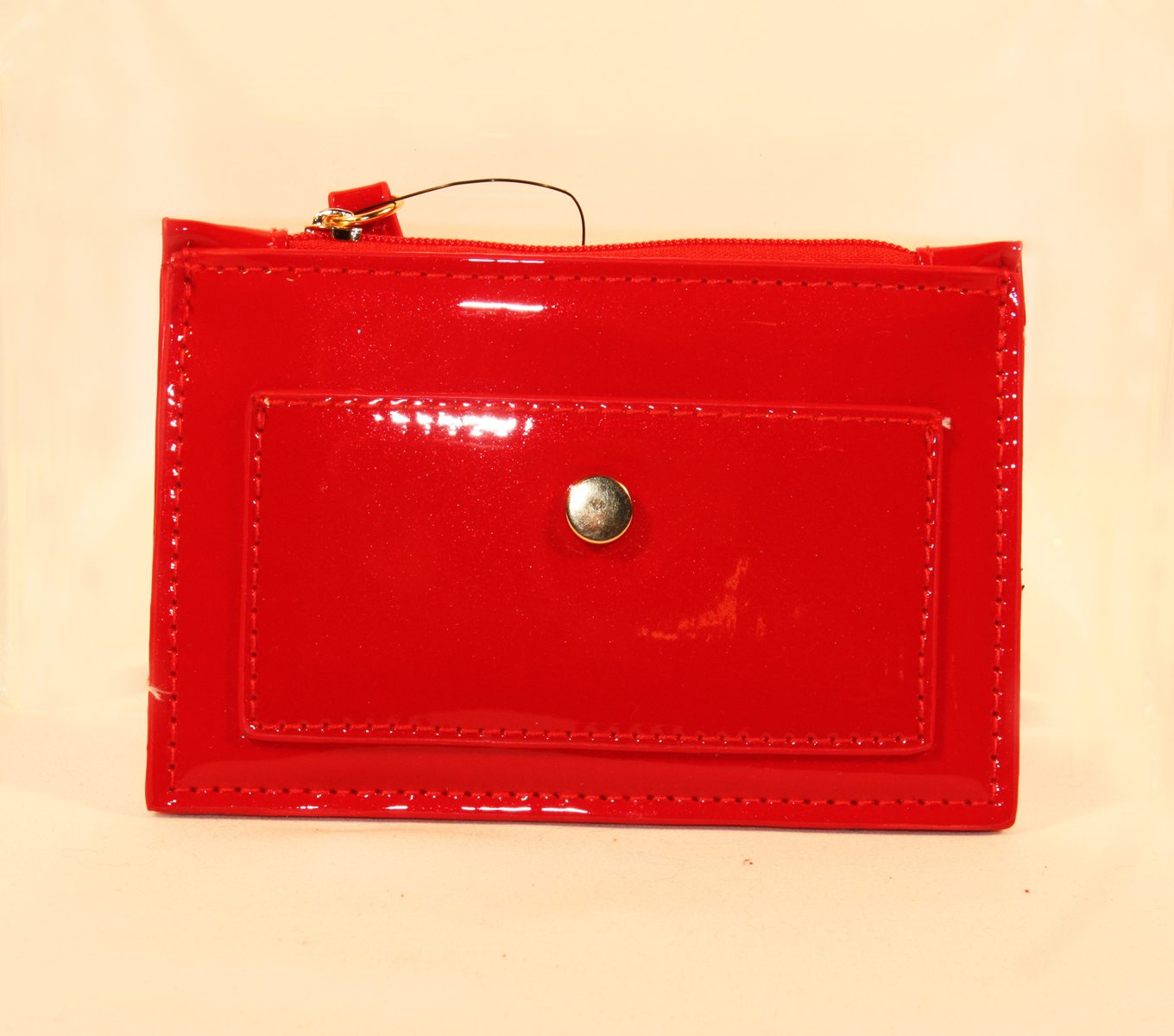 Alexander McQueen Red patent leather coin purse – The House of Style