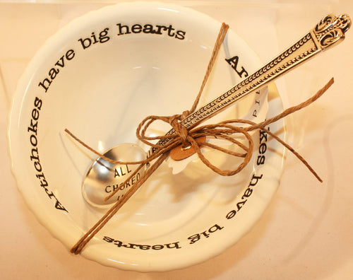 Mud Pie Artichoke Serving Set