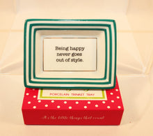 Load image into Gallery viewer, Petite Sayings Trinket Tray - Being Happy
