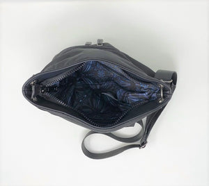 Sondra Roberts Quilted Puffer Crossbody Bag (Large) - Black