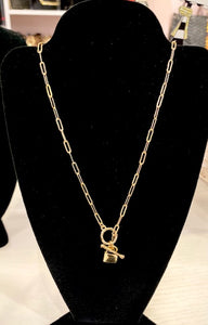 Lock & Toggle Necklace