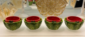 Ceramic Veggie Dip Bowls (set of 2)