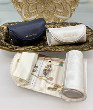 Load image into Gallery viewer, &quot;Time to Shine&quot; Jewelry Roll - White