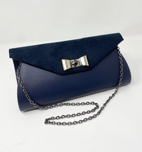 Sondra Roberts Navy Satin Evening Bag – Lucy's Gift