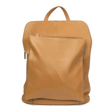 Load image into Gallery viewer, German Fuentes Leather Backpack - Cognac