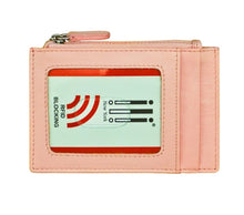 Load image into Gallery viewer, ILI RFID Blocking Leather Credit Card Holder