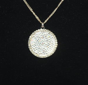 B-JWLD Large Silver Pendant Necklace