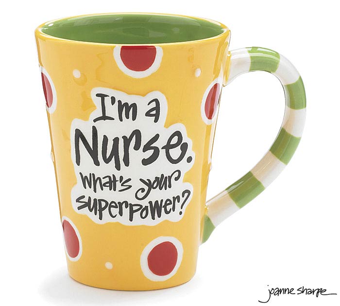 Nurse Superpower Ceramic Mug