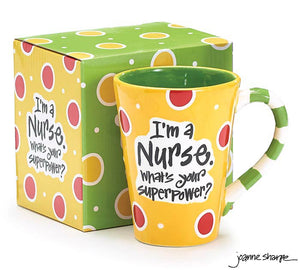 Nurse Superpower Ceramic Mug