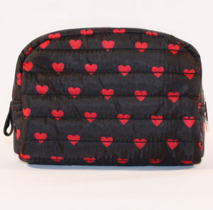 Hearts Cosmetic Bag
