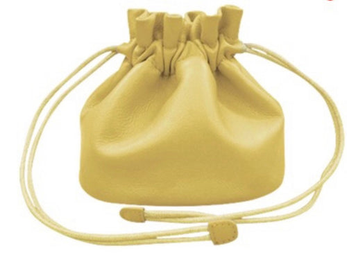 Leather Drawstring Pouch - MOTHER'S DAY SPECIAL ONLY