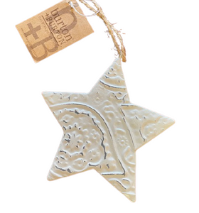 Americana Tin Star Ornament