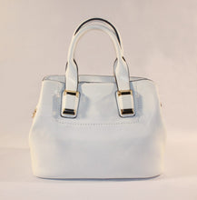 Load image into Gallery viewer, Sondra Roberts White Pebbled Nappa Satchel