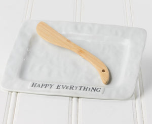 Happy Everything Plate With Spreader