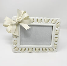 Load image into Gallery viewer, Prissy Plates Frame with Ivory Ribbon