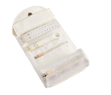 Load image into Gallery viewer, &quot;Time to Shine&quot; Jewelry Roll - White