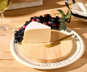 "Say Cheese" Board and Plate Set